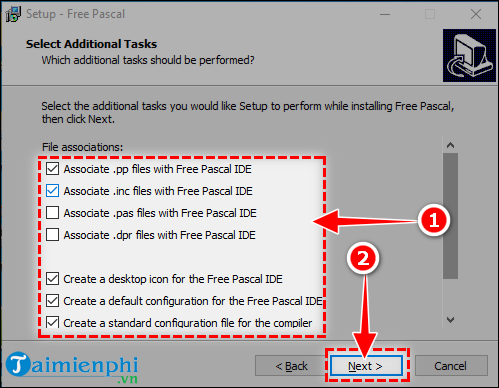 Picture 8 of How to install Free Pascal, software that helps you learn Pascal programming.
