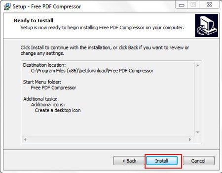 How to install Free PDF Compressor, software to reduce PDF size on your computer Picture 6