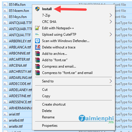 Picture 3 of How to install full fonts on your PC or laptop, and add beautiful fonts.