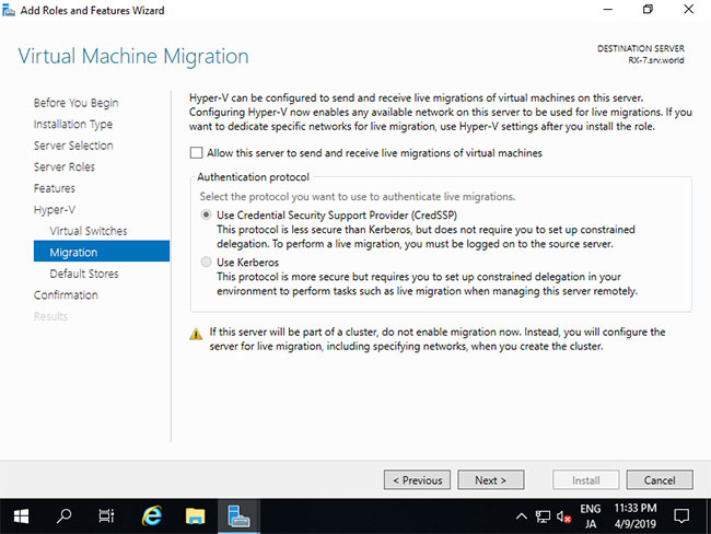 Picture 10 of How to install Hyper-V on Windows Server 2019