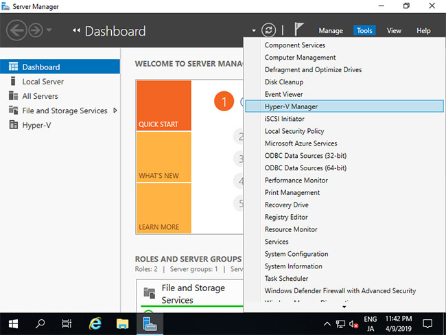 Picture 14 of How to install Hyper-V on Windows Server 2019