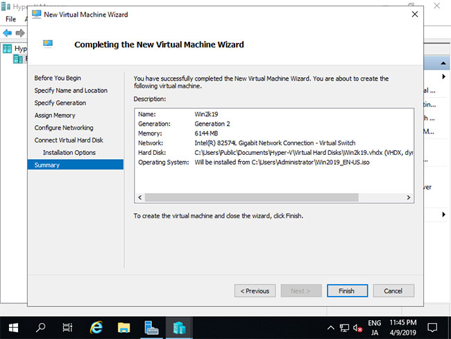 Picture 23 of How to install Hyper-V on Windows Server 2019