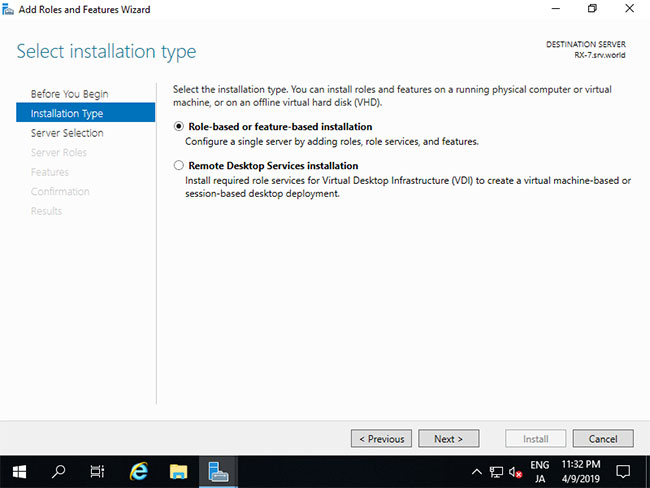 Picture 3 of How to install Hyper-V on Windows Server 2019