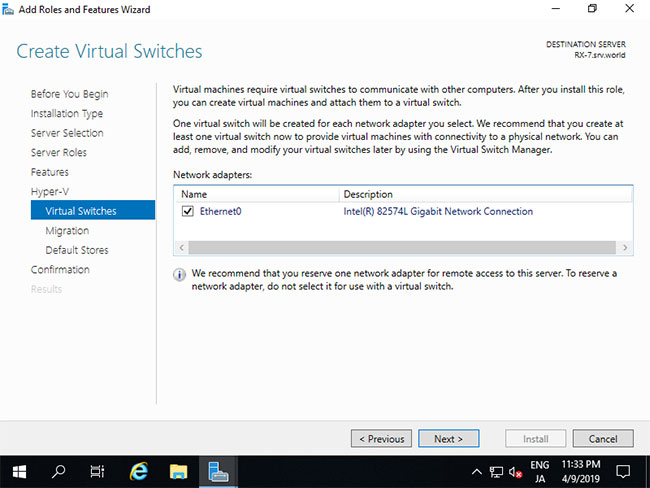Picture 9 of How to install Hyper-V on Windows Server 2019