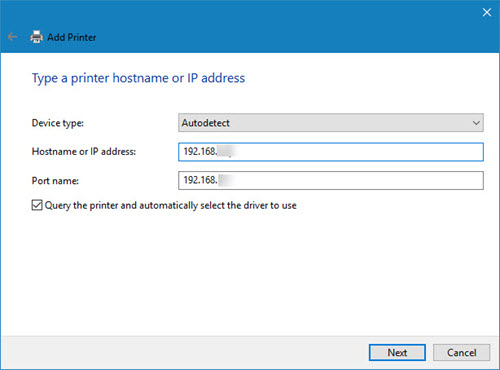 How to install IP, Canon, HP... printers to print over the network easily Picture 6