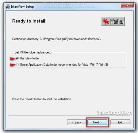 Picture 5 of How to install IrfanView to display animated images.