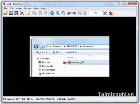 Picture 7 of How to install IrfanView to display animated images.