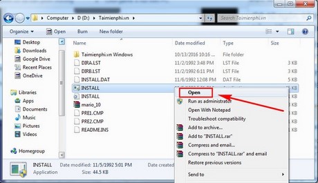 Picture 2 of How to install Mario on Windows 7, an effective software for practicing 10-finger typing.