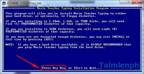 Picture 4 of How to install Mario on Windows 7, an effective software for practicing 10-finger typing.