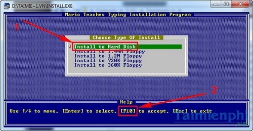 Picture 5 of How to install Mario on Windows 7, an effective software for practicing 10-finger typing.