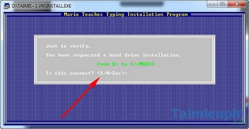 Picture 7 of How to install Mario on Windows 7, an effective software for practicing 10-finger typing.