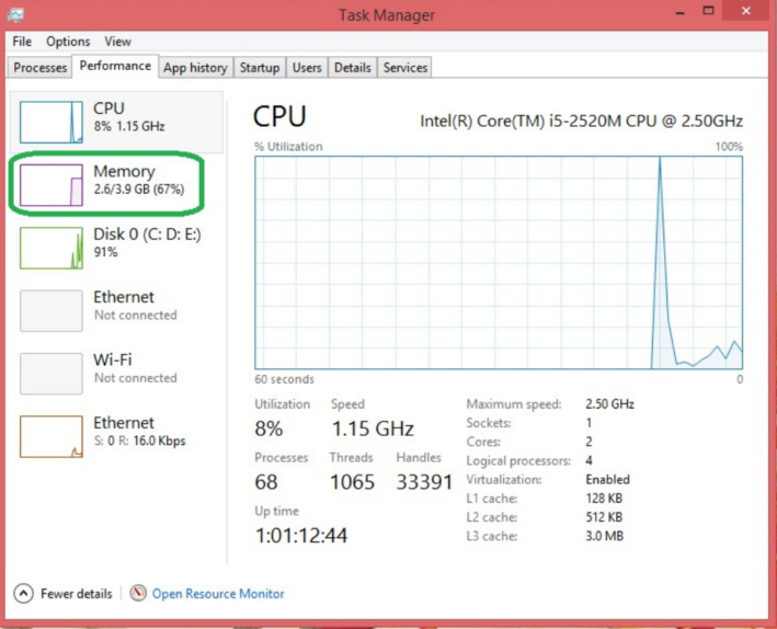 Picture 1 of How to install memory in laptop at home