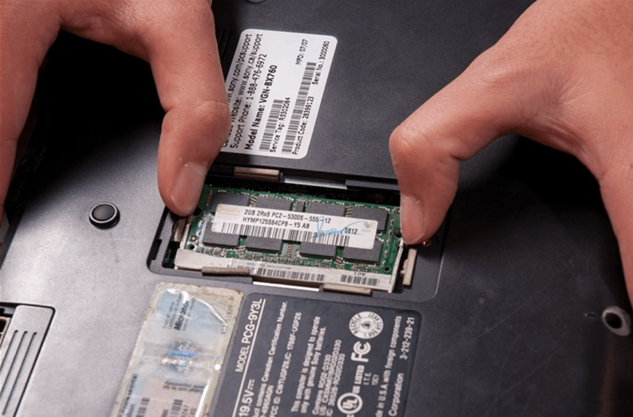 Picture 8 of How to install memory in laptop at home