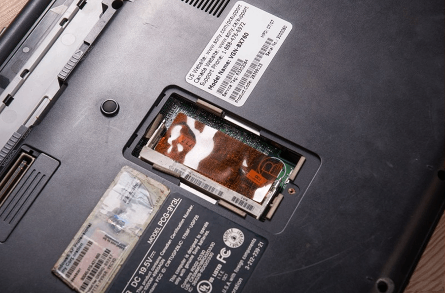 Picture 9 of How to install memory in laptop at home