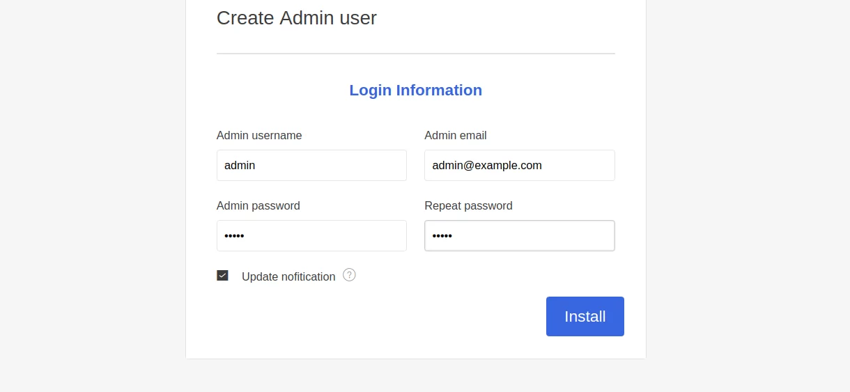 How to install Microweber CMS on CentOS and Rocky Linux Picture 3