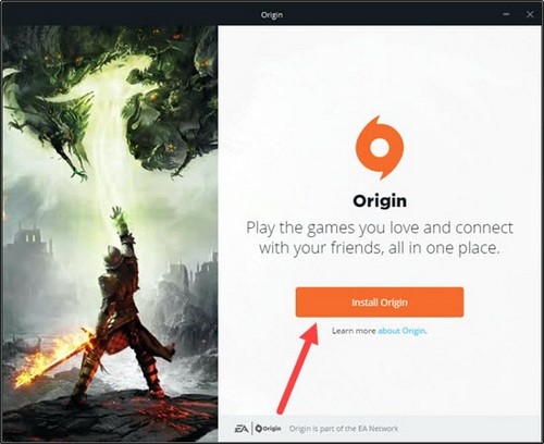 How to install Origin on your computer to download games quickly Picture 3