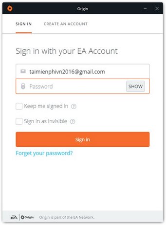 How to install Origin on your computer to download games quickly Picture 6