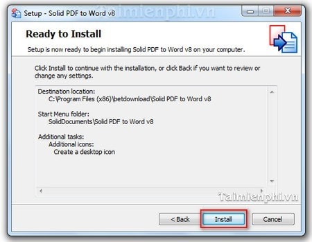 How to install PDF to Word Converter on your computer quickly and simply Picture 7