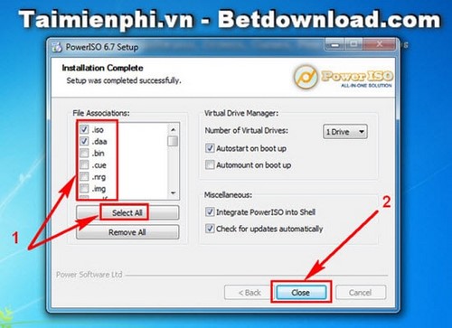 Picture 5 of How to install PowerISO and create a virtual drive on your PC.