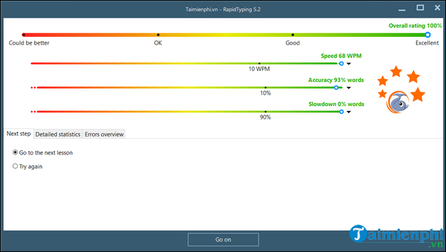 Picture 11 of How to install Rapid Typing Tutor and practice 10-finger typing.