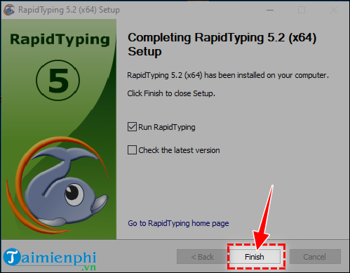 Picture 7 of How to install Rapid Typing Tutor and practice 10-finger typing.