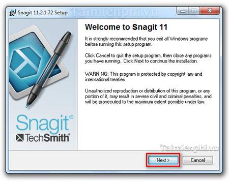 Picture 8 of How to install Snagit to take screenshots on your computer.