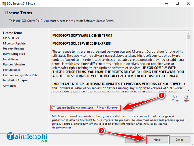 Picture 6 of How to install SQL Server 2019 on Windows