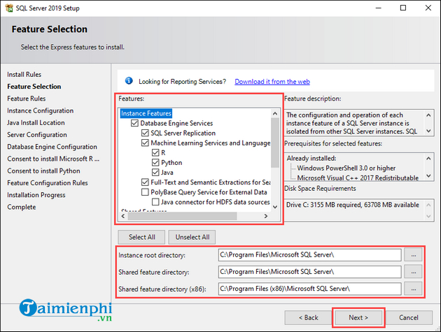 Picture 9 of How to install SQL Server 2019 on Windows