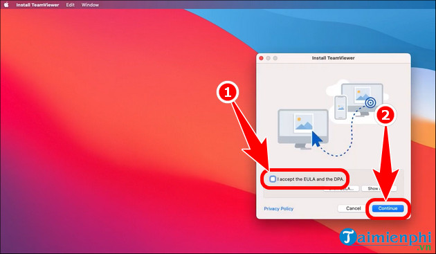 Picture 10 of How to install TeamViewer on a computer or phone that supports remote computer connection.