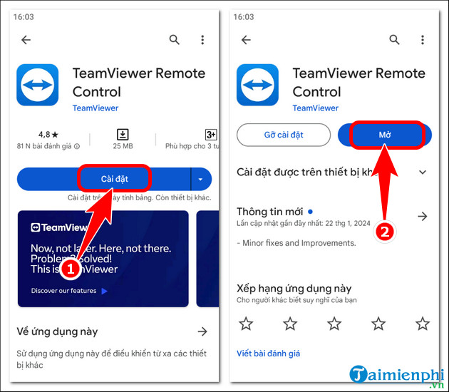 Picture 14 of How to install TeamViewer on a computer or phone that supports remote computer connection.