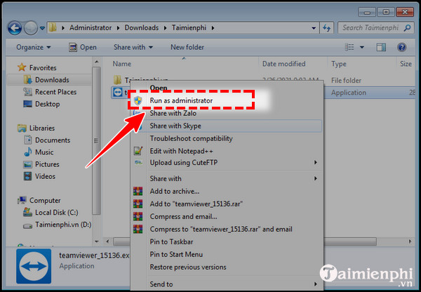 Picture 2 of How to install the latest version of TeamViewer 15 to remotely control a computer.