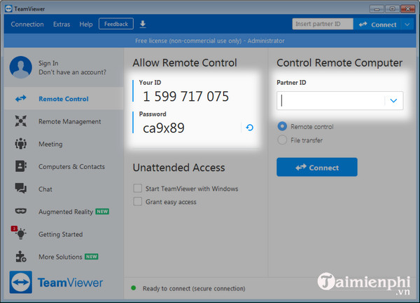 Picture 7 of How to install the latest version of TeamViewer 15 to remotely control a computer.