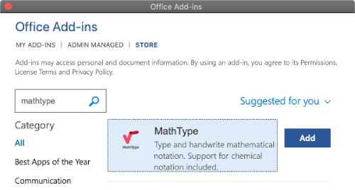 How to install the MathType add-in for Microsoft 365 Picture 2