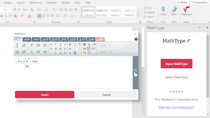 How to install the MathType add-in for Microsoft 365 Picture 4