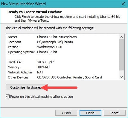 Picture 10 of How to install Ubuntu in VMWare, installing Ubuntu on a VMware virtual machine.