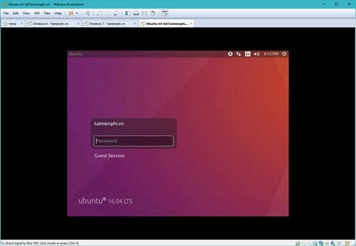 Picture 14 of How to install Ubuntu in VMWare, installing Ubuntu on a VMware virtual machine.