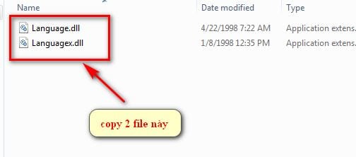 Picture 3 of How to install Vietnamese fonts in the Age of Empires (AOE) game.
