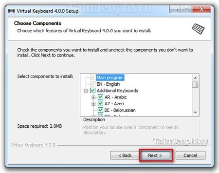 Picture 4 of How to install Virtual Keyboard, a multilingual virtual keyboard.