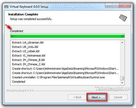 Picture 6 of How to install Virtual Keyboard, a multilingual virtual keyboard.