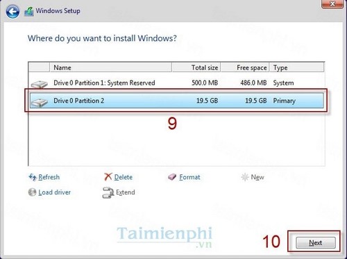 Picture 10 of How to install Windows 10 using a bootable USB drive - a detailed guide from A to Z.