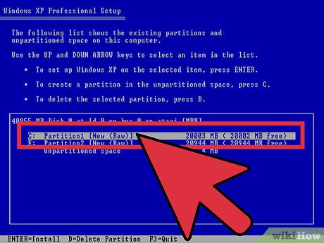 How to Install Windows XP Picture 9