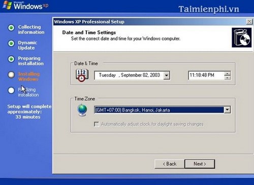 Picture 14 of How to install Windows XP Service Pack 3 (SP3) easily and quickly.