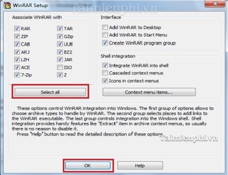 How to install WinRAR, compress and decompress data files on your computer Picture 2