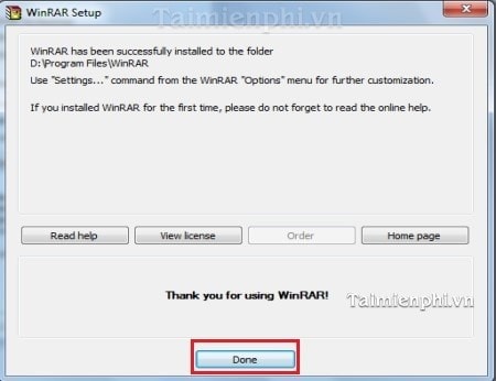 How to install WinRAR, compress and decompress data files on your computer Picture 3