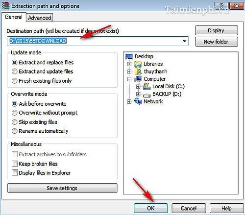 How to install WinRAR, compress and decompress data files on your computer Picture 8