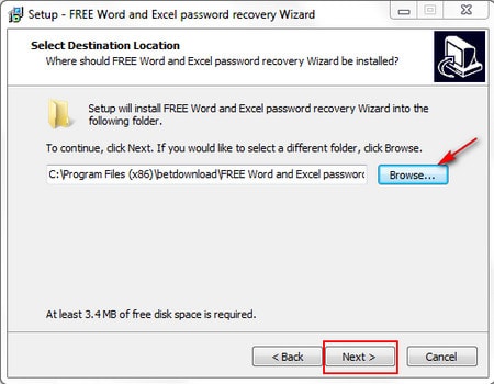 How to install Word and Excel Password Recovery Wizard to recover Word, Excel password Picture 3