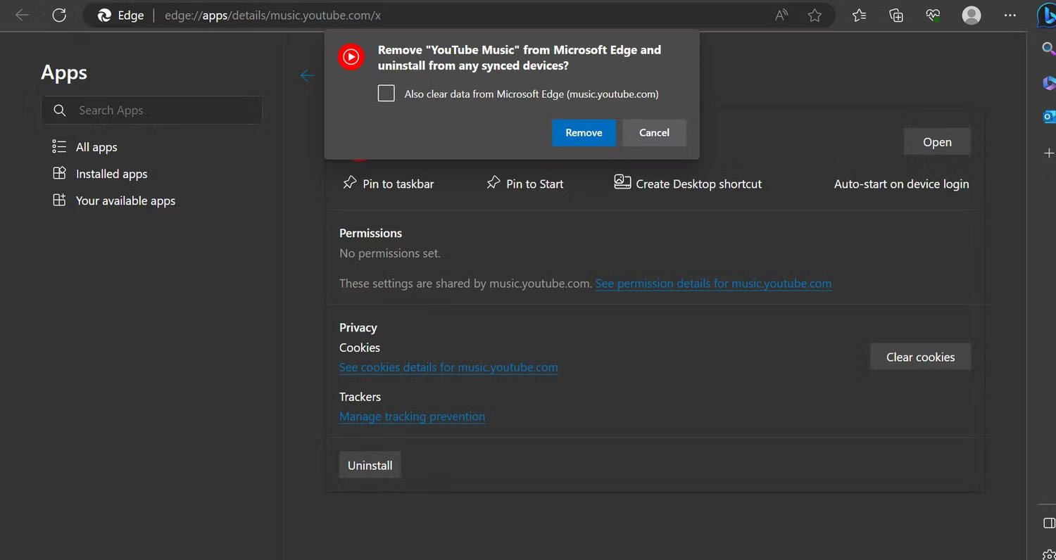 How to install YouTube Music on PC from your browser Picture 6