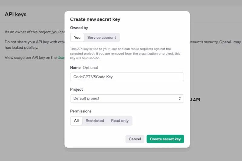 How to Integrate ChatGPT with VSCode for Increased Productivity Picture 6