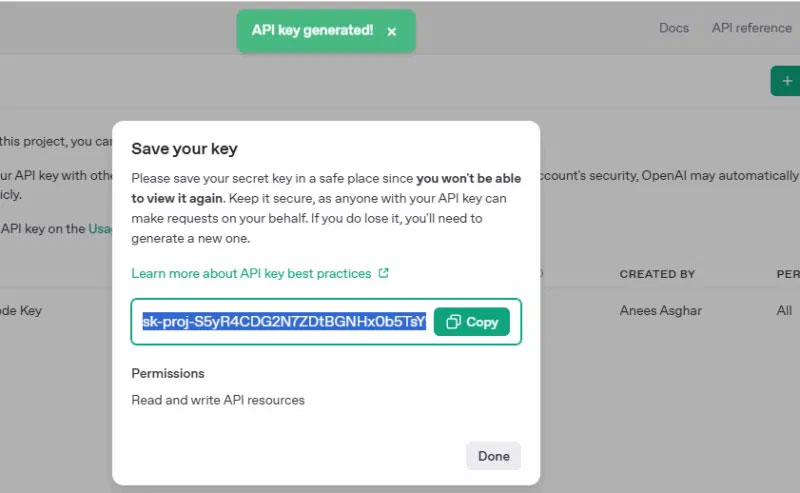 How to Integrate ChatGPT with VSCode for Increased Productivity Picture 7