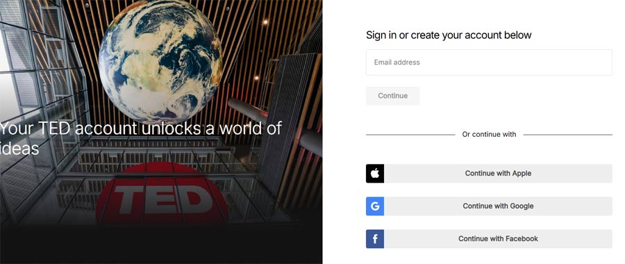 How to join TED Talk Picture 2